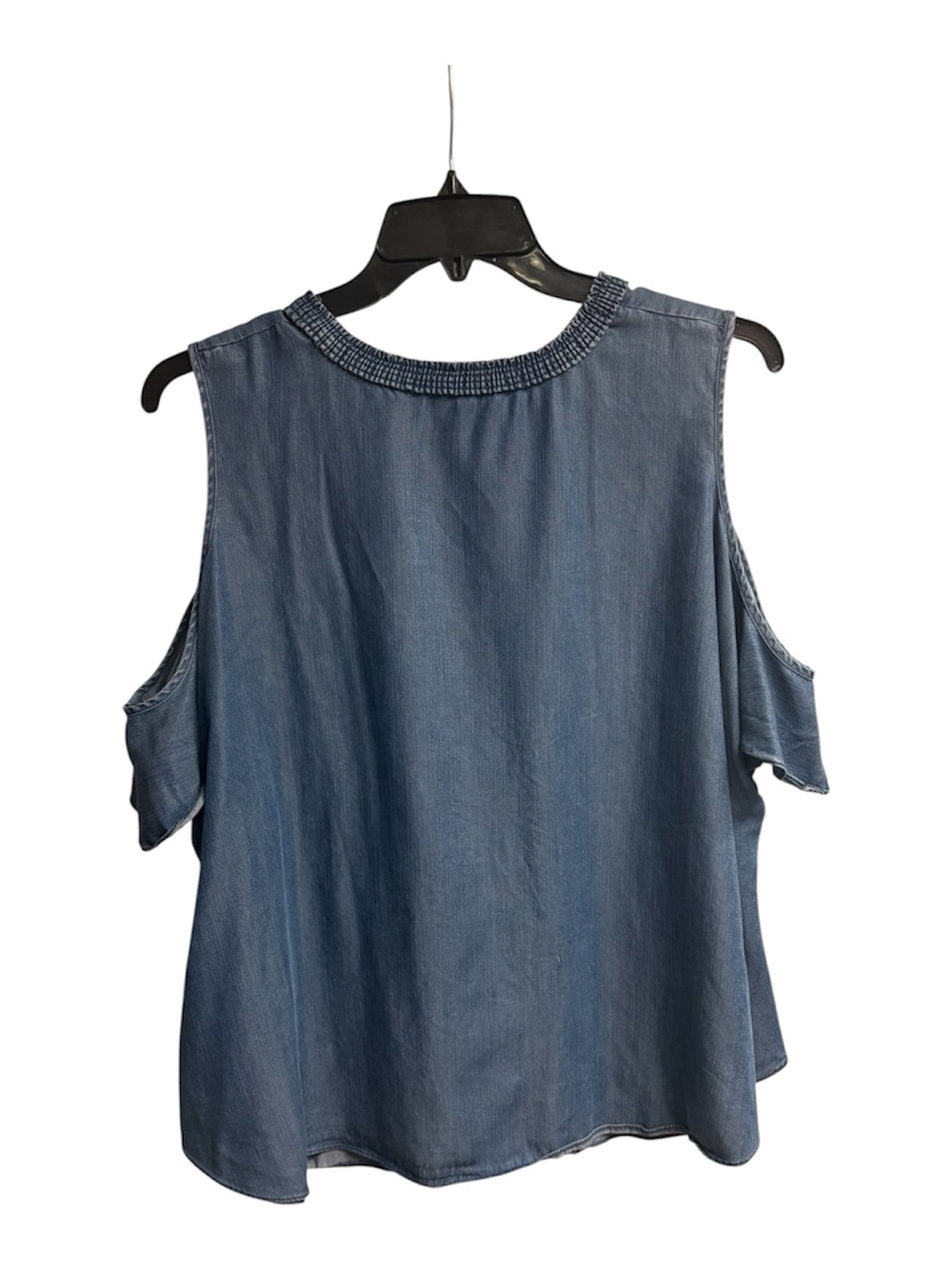 Belk Brand 100% Lyocell Cold Shoulder Blouse Size XXL